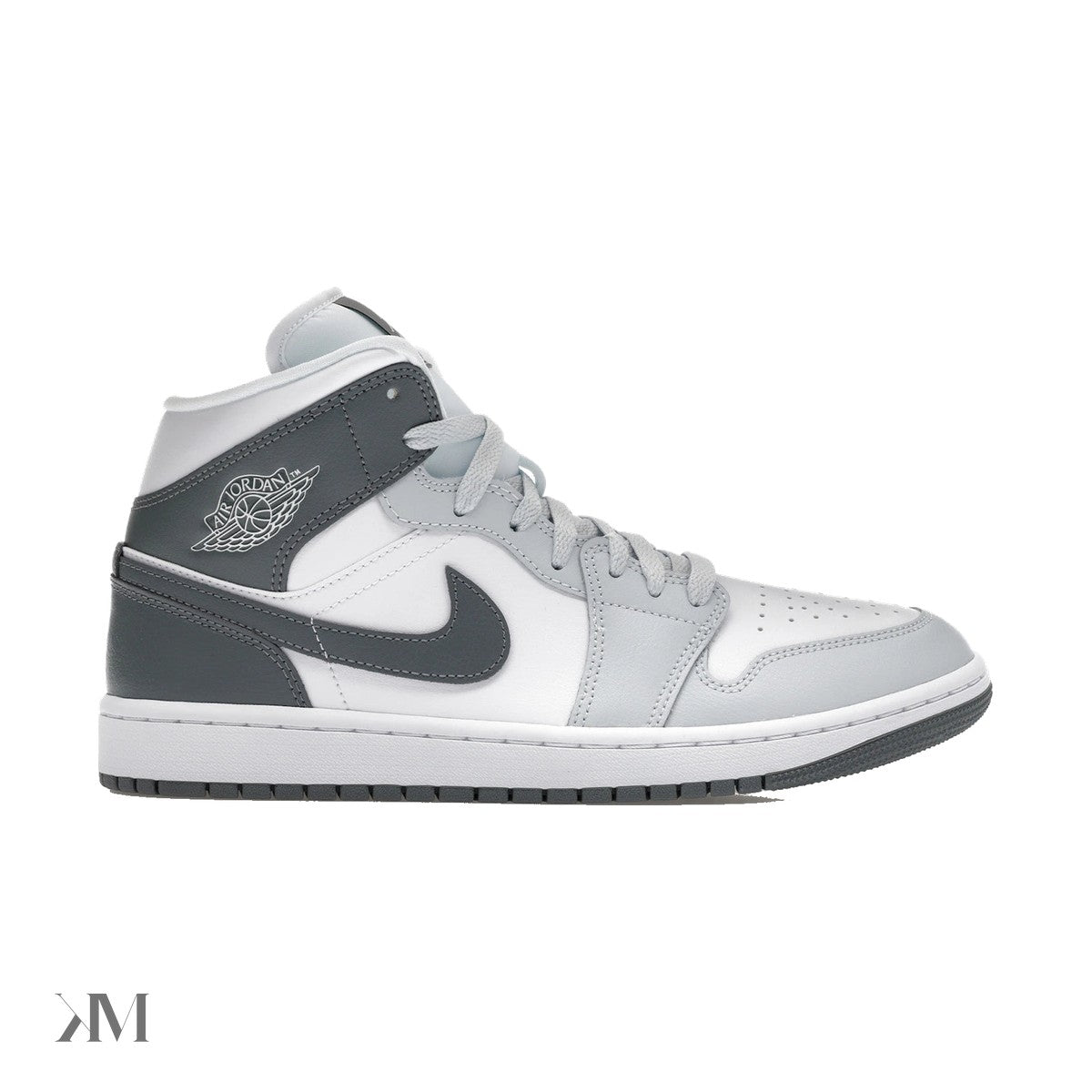 Jordan 1 Mid White Smoke Grey (Women'S)