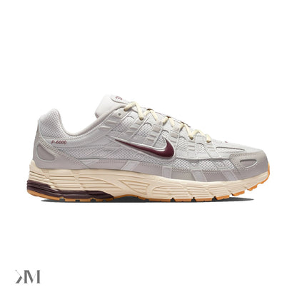 Nike P-6000 College Grey Burgundy Crush, side profile