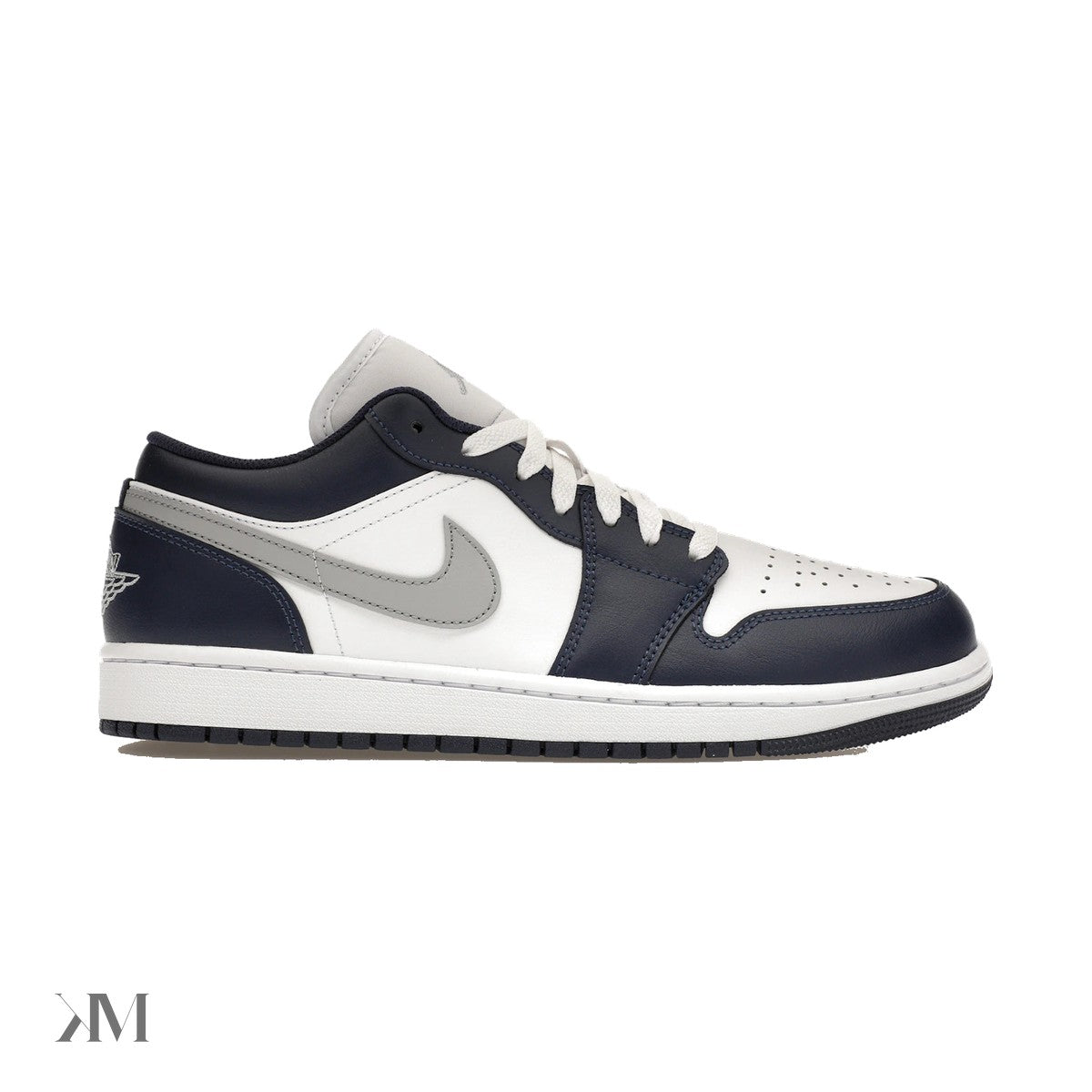 Jordan 1 Low Wolf Grey Midnight Navy