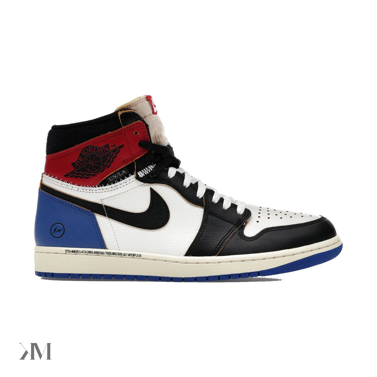 Women's Air Jordan 1 Retro High OG SP Fragment x Union LA, side profile