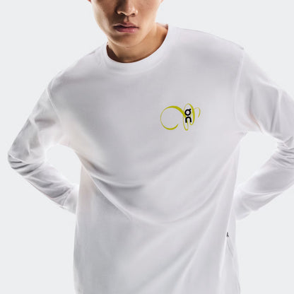 On Club Long-T Graphic White