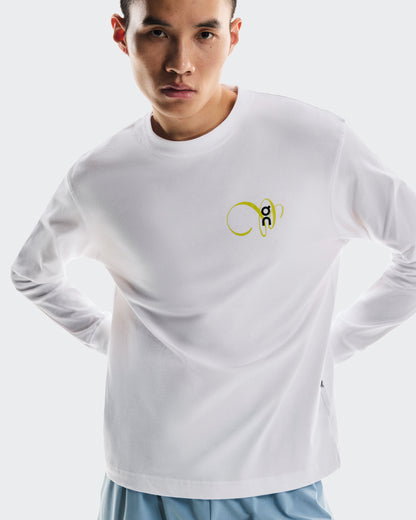 On Club Long-T Graphic White