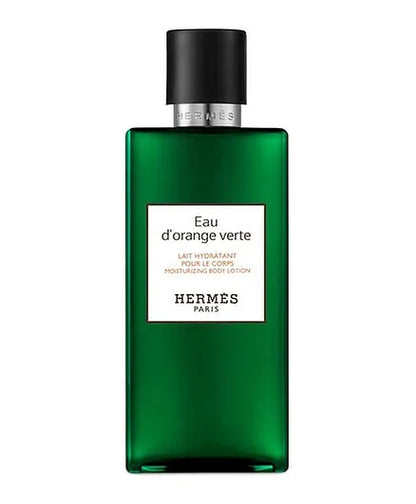 Hermes Eau d'Orange Verte Moisturizing Body Lotion, side profile