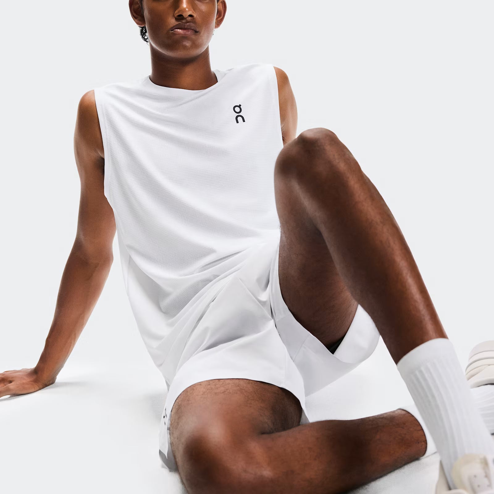 On Court Tank White