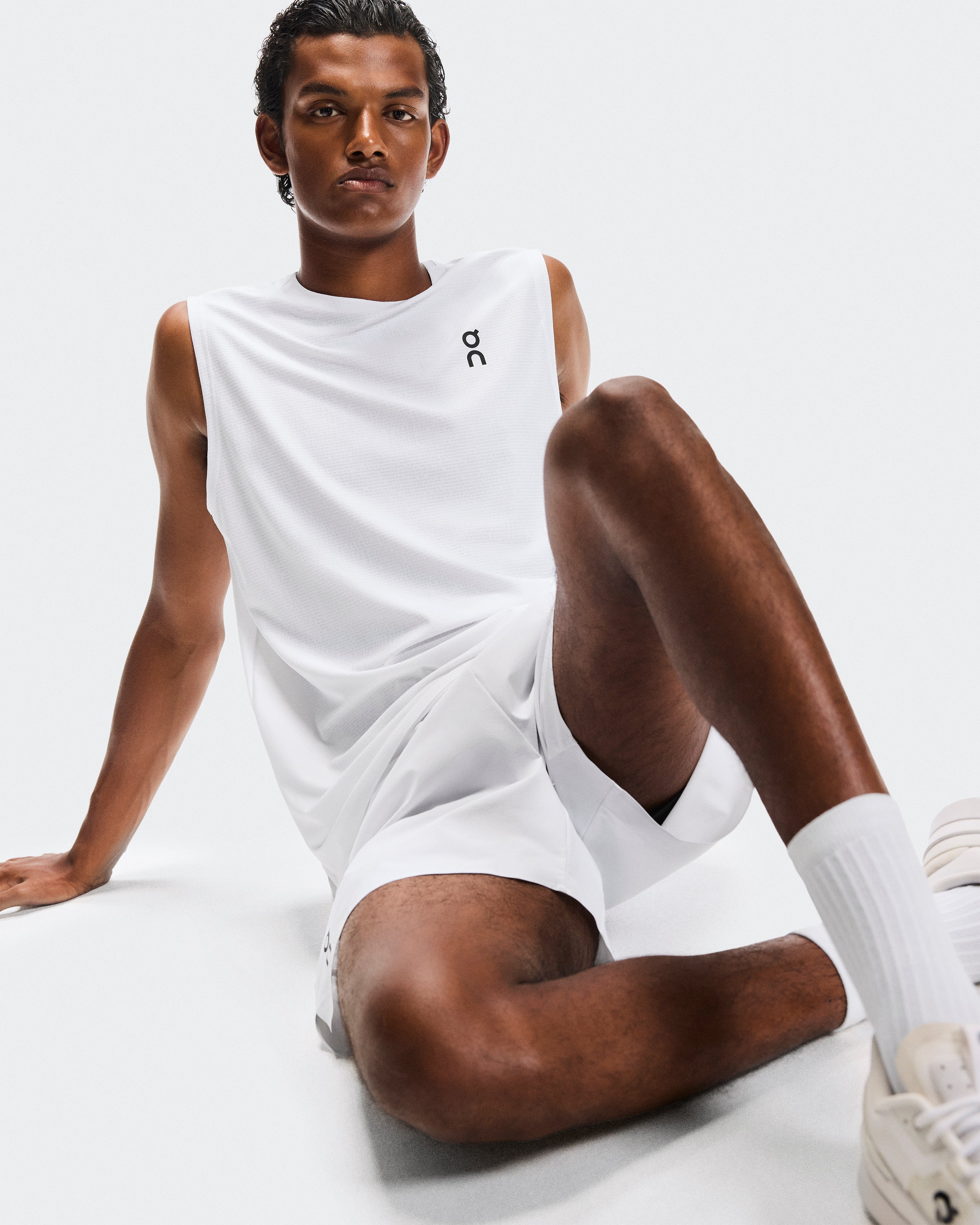 On Court Tank White