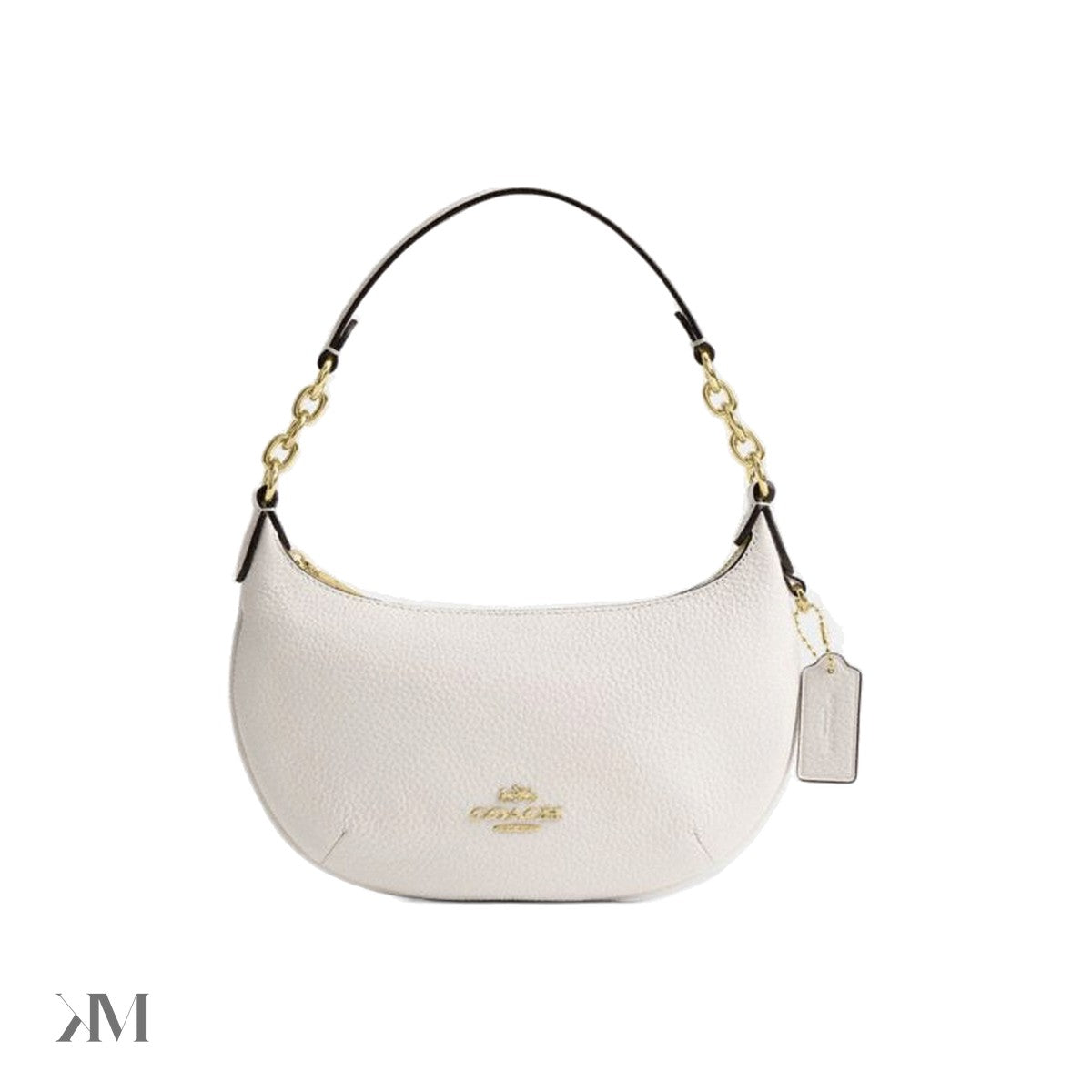 Women's Coach Mini Payton Bag Gold Chalk, front