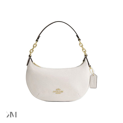 Women's Coach Mini Payton Bag Gold Chalk, front