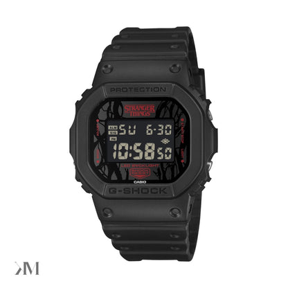 Casio G Shock x Stranger Things DW 5600, side profile