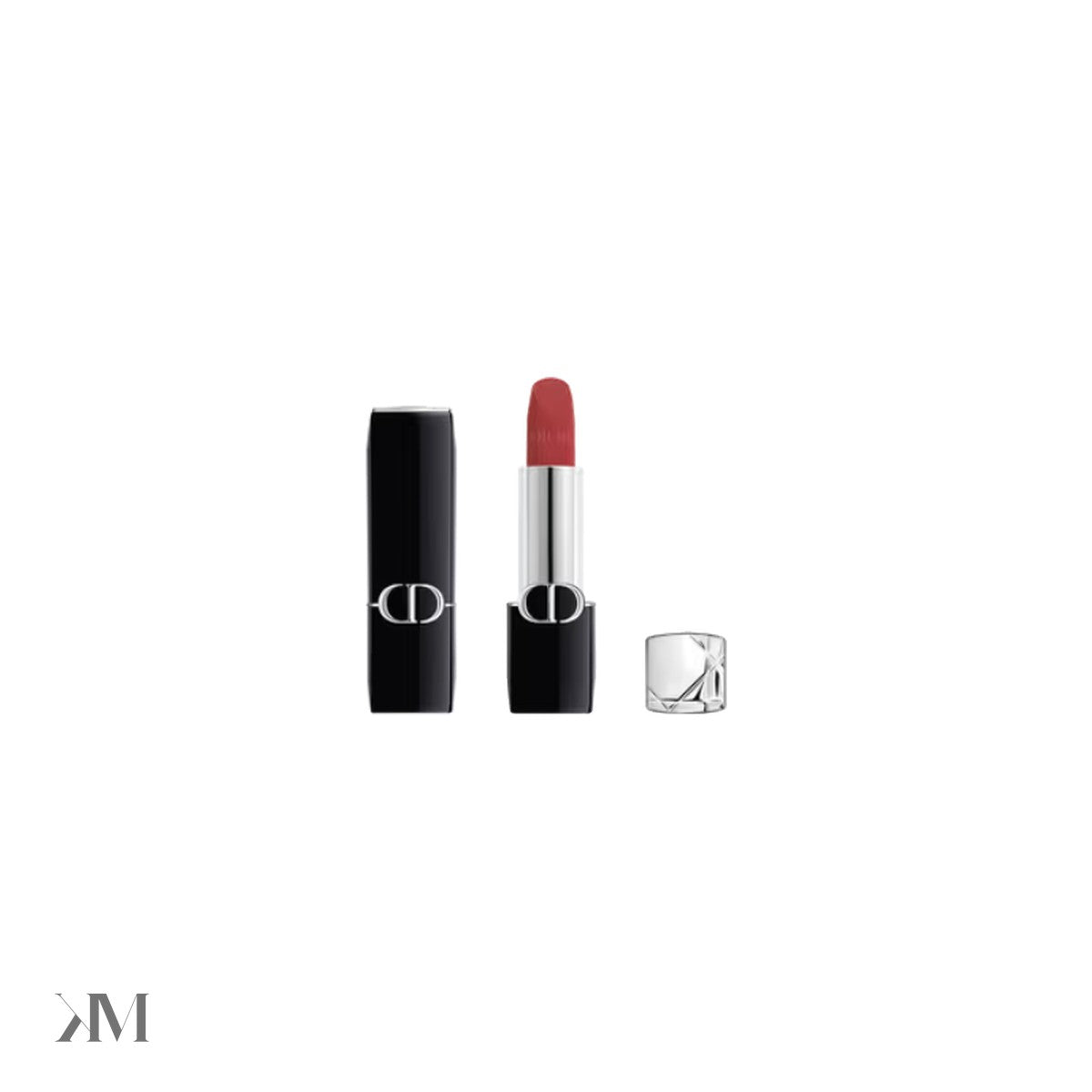 Dior Rouge Lipstick 720 Icone in cannage patterned case