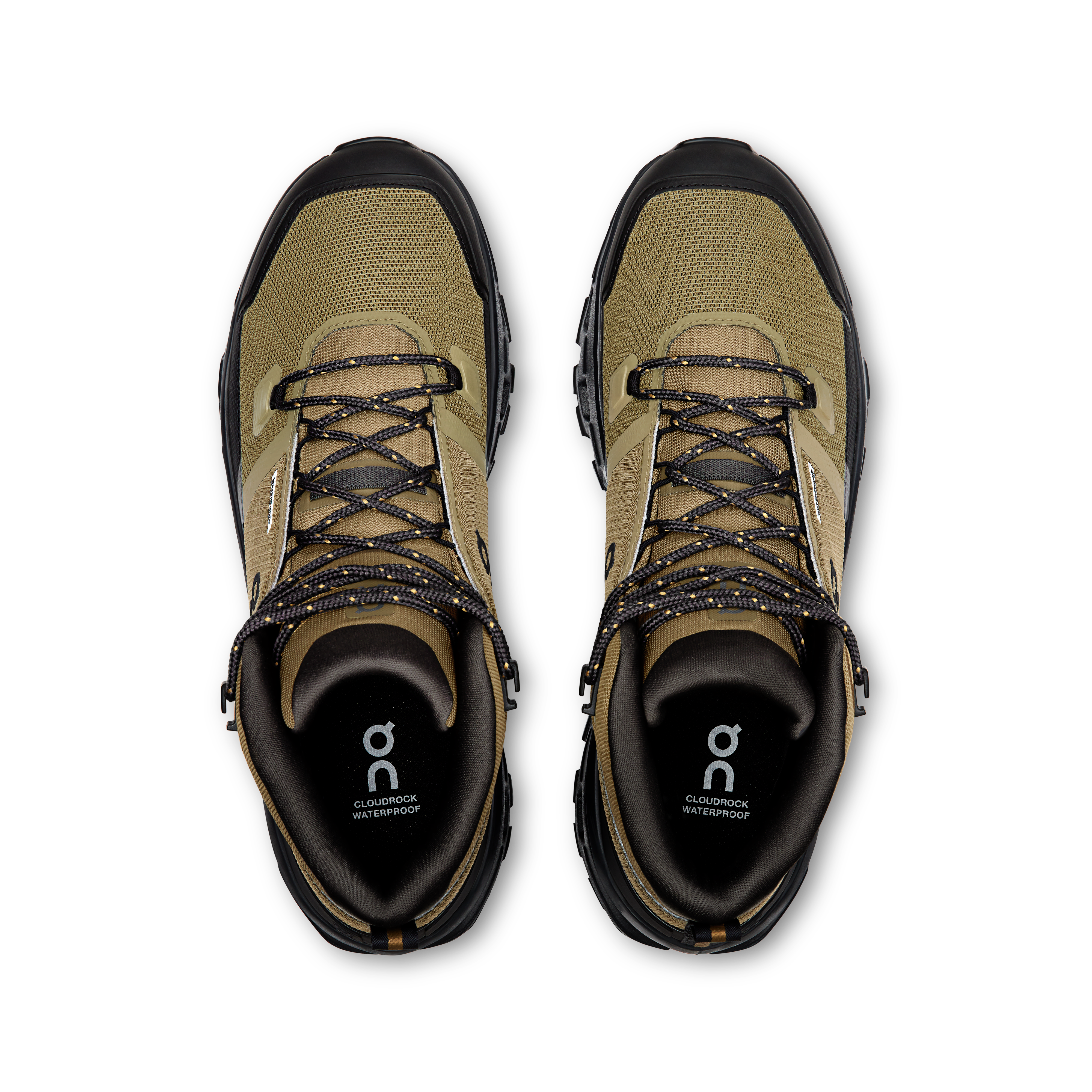 on running cloudrock mid waterproof hunter black