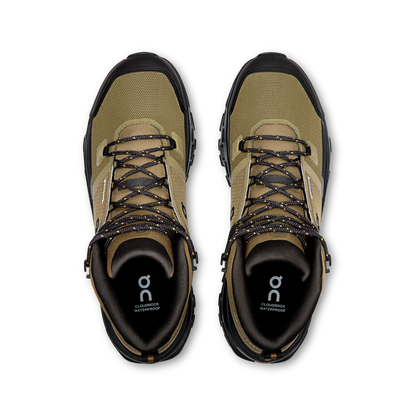 on running cloudrock mid waterproof hunter black