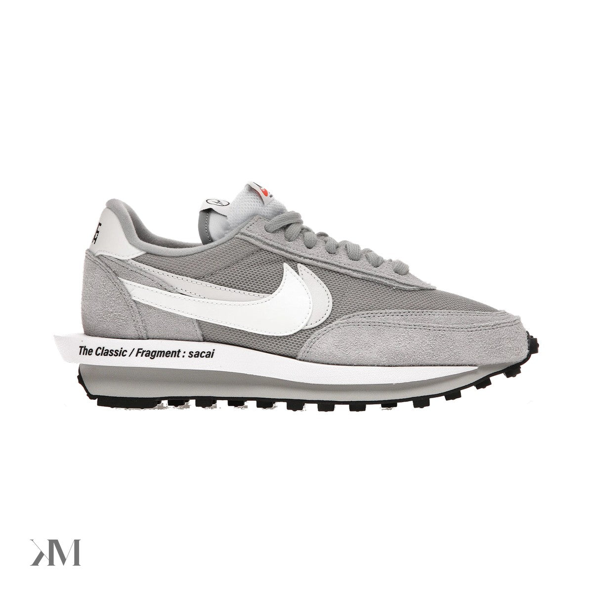 Nike LD Waffle sacai Fragment Grey Men's, side profile