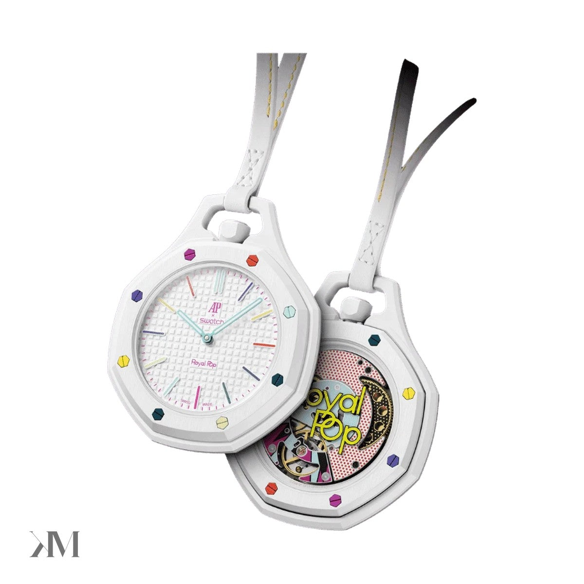 Audemars Piguet x Swatch Royal Pop Huit Blanc, dial