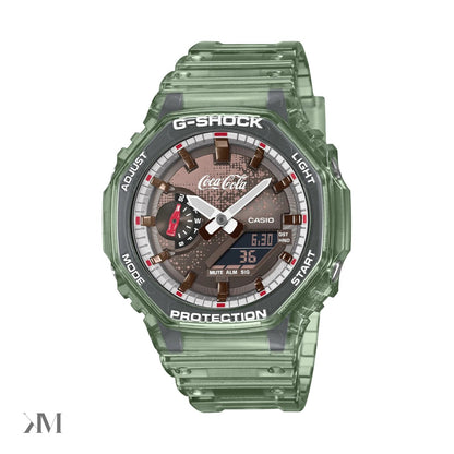 Casio x Coca-Cola G-Shock GA-2100CC-3A, side profile