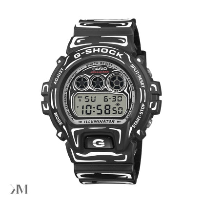 Casio G-Shock x Joshua Vides Black White, side profile