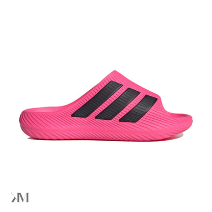 Adidas Purechill Slides Lucid Pink Black, side profile