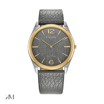 Citizen Suratto Gray Dial Leather Band Watch