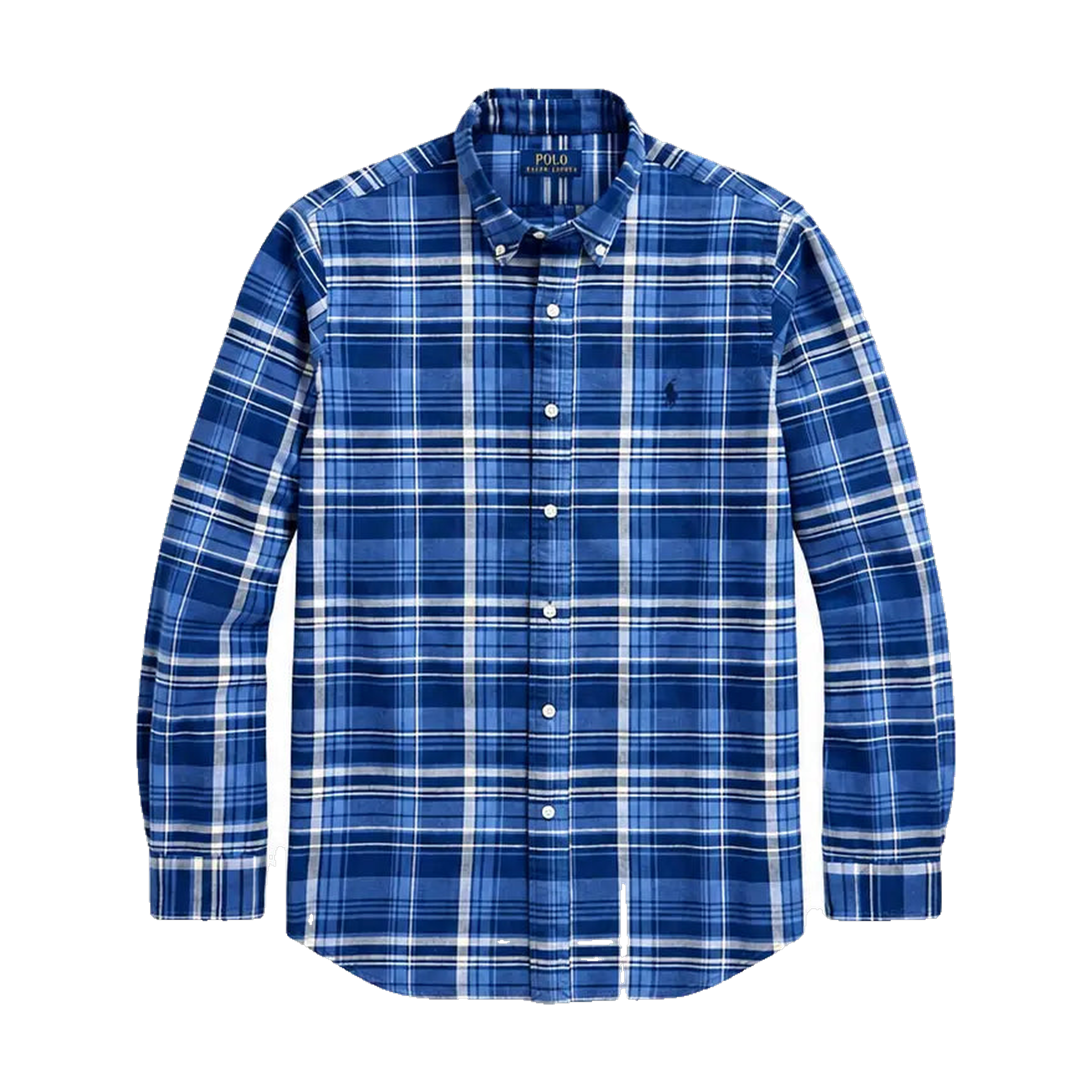 Ralph Lauren Classic fit Plaid Oxford Cotton Shirt