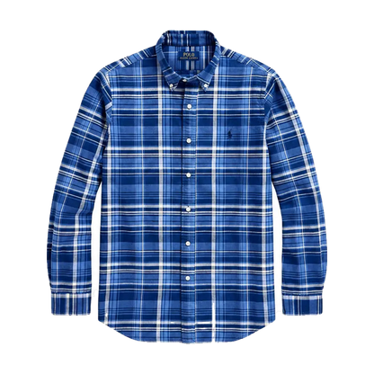 Ralph Lauren Classic fit Plaid Oxford Cotton Shirt