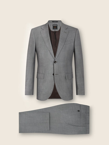 Zegna Grey Centoventimila Wool Suit