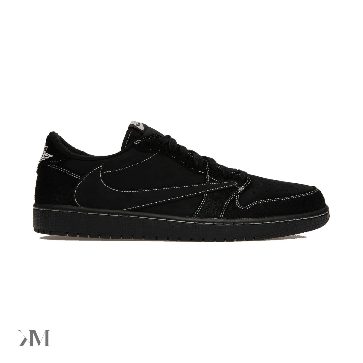 Jordan 1 Retro Low OG SP Travis Scott Black Phantom, side profile