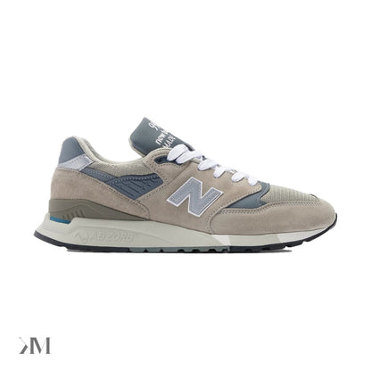 New Balance Made In Usa 998 Core Grey With Silver Grey With Silver