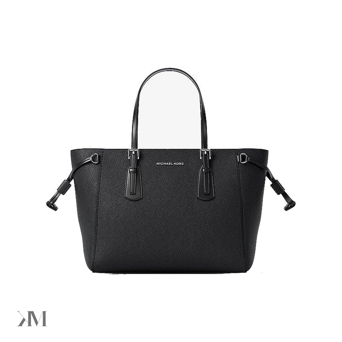 Voyager Extra-Small Pebbled Leather Convertible Crossbody Bag Black Black