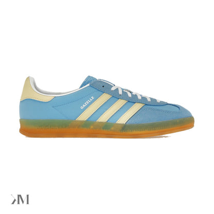 Adidas Gazelle Indoor Semi Blue Burst Almost Yellow Womens