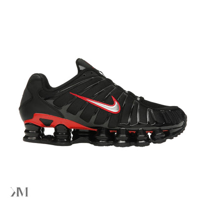 Nike Shox TL Black University Red for Men, side profile