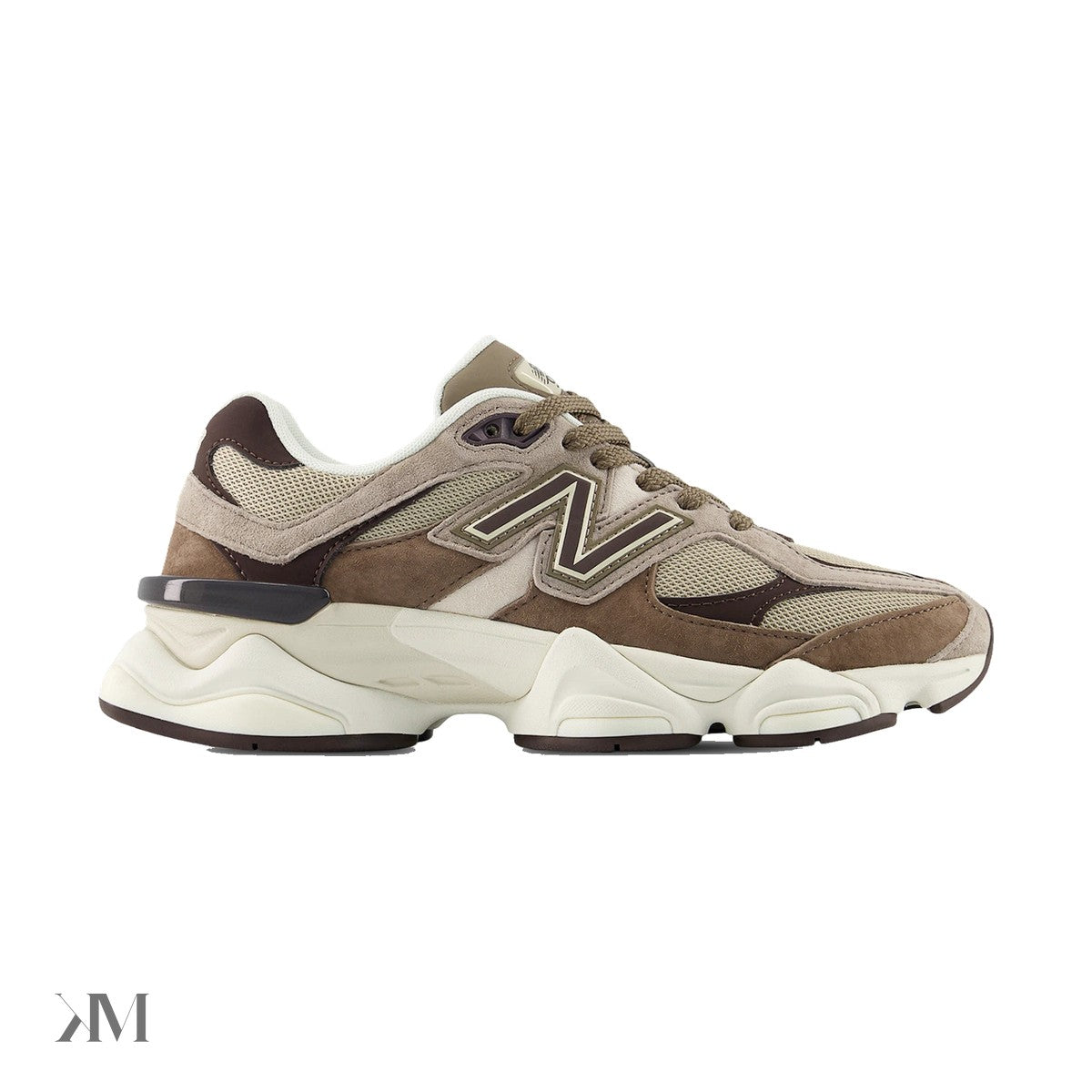 New Balance 9060 Men's Thunder Brown Stoneware, side profile