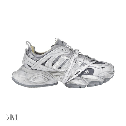 Adidas XLG Runner Deluxe Gray, side profile