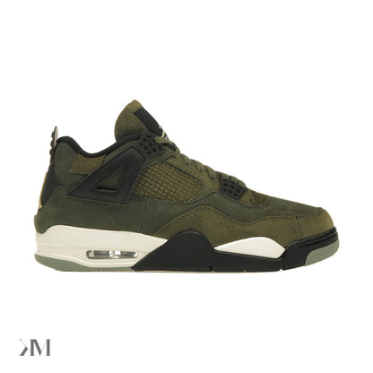 Men's Air Jordan 4 Retro SE Craft Medium Olive, side profile