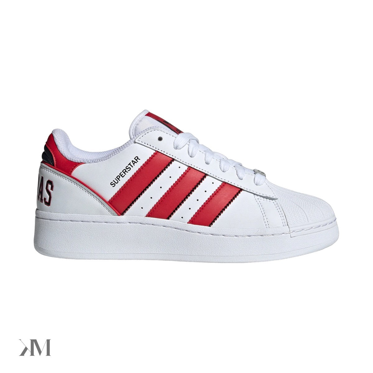 Adidas Superstar Xlg Cloud White Better Scarlet Core Black