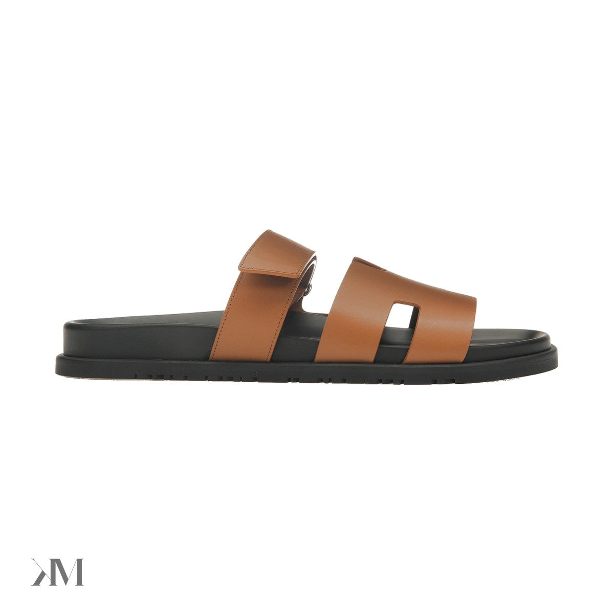 Hermes Chypre Sandal Naturel Black Smooth Calfskin Leather M
