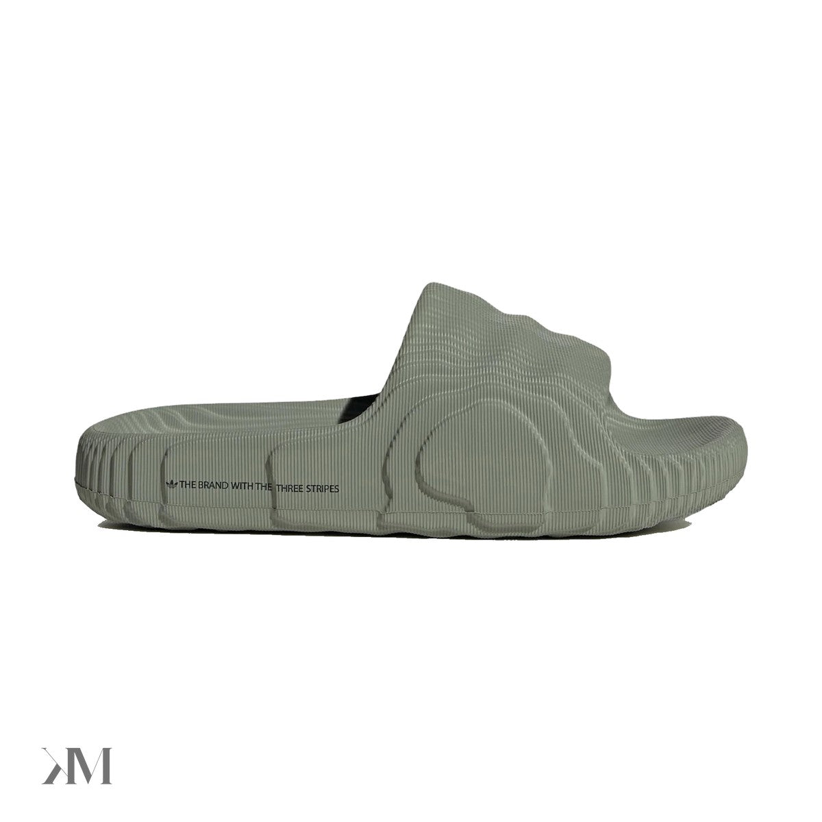 Adidas Adilette 22 Slides Silver Green (Women'S)