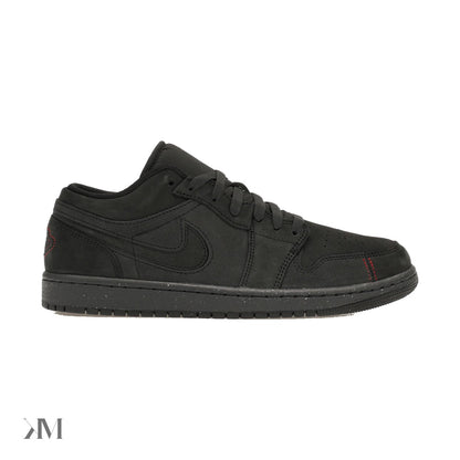 Jordan 1 Low Se Craft Dark Smoke Grey Varsity Red