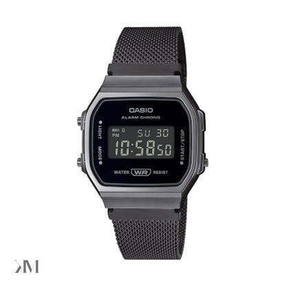 Casio Vintage A168WEMB-1B Watch, side profile
