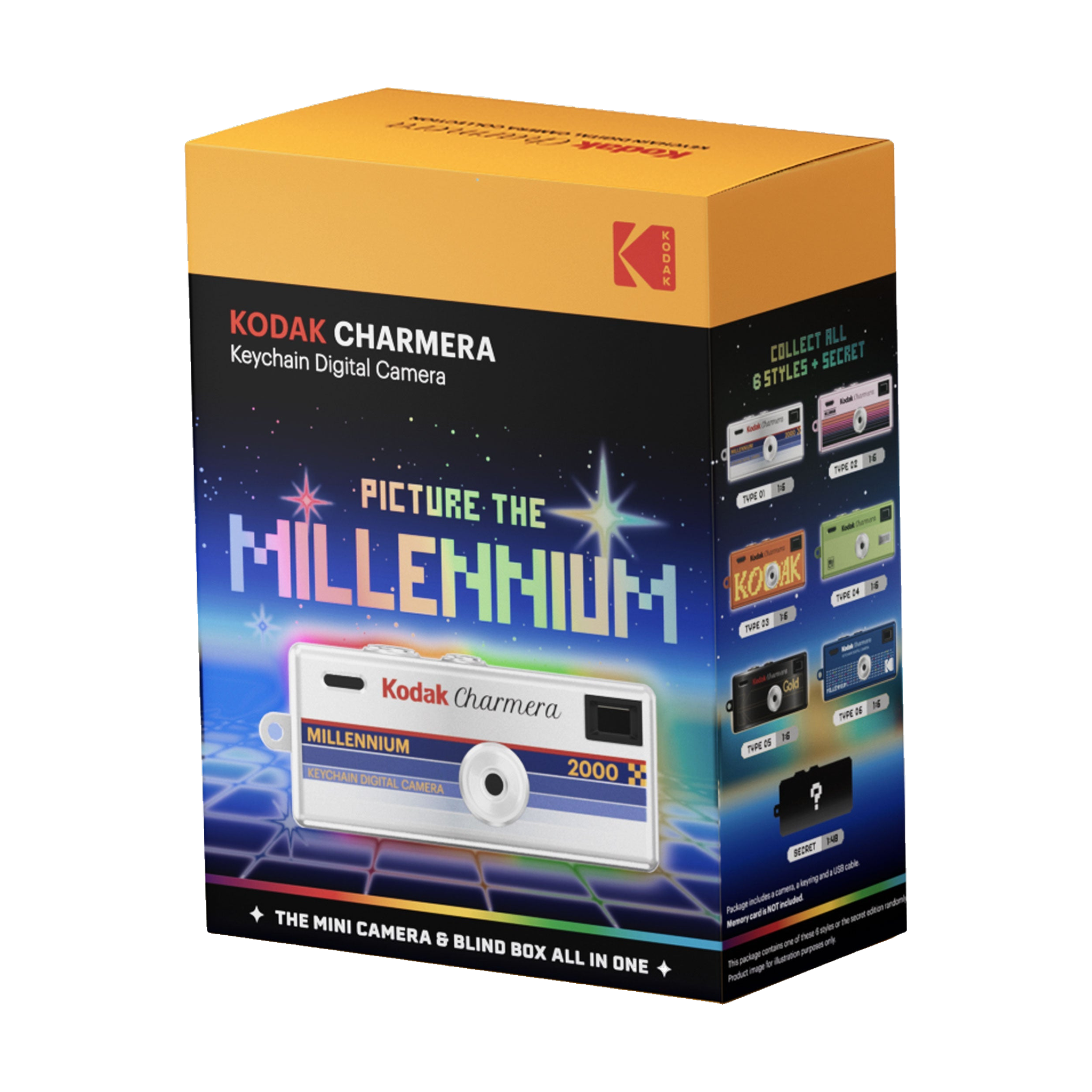 Kodak Charmera Keychain Digital Camera Blind Box Collection - Millennium