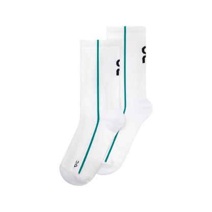 On Court Sock High White | Neem