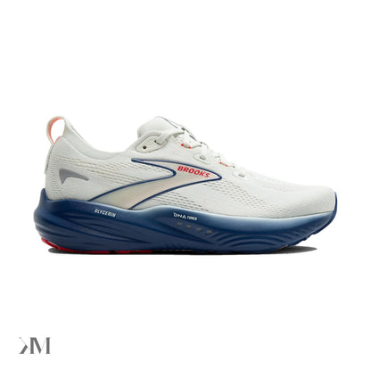 Brooks Glycerin 22 Grey Navy Peony Fiery Red