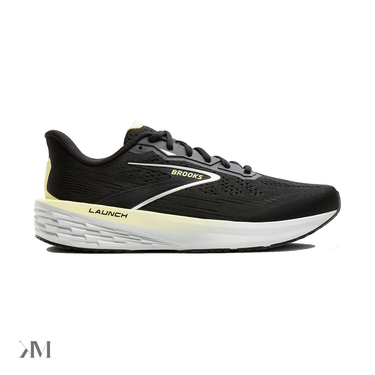 Brooks Launch 12 Black Luminary Oyster Womens