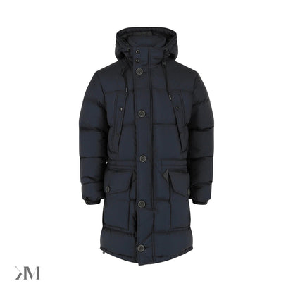 Burberry Quilted Down Jacket Navy