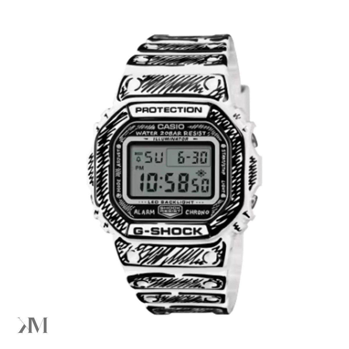 Casio G-Shock x Joshua Vides DW-5600, side profile