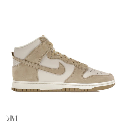 Nike Dunk High Tan Suede White