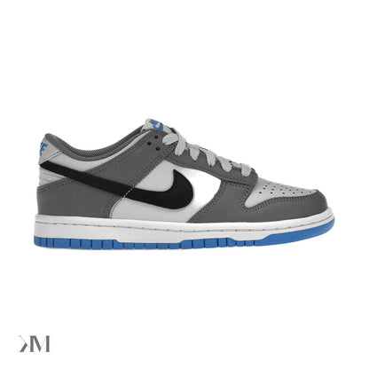 Nike Dunk Low Cool Grey Light Photo Blue GS, side profile