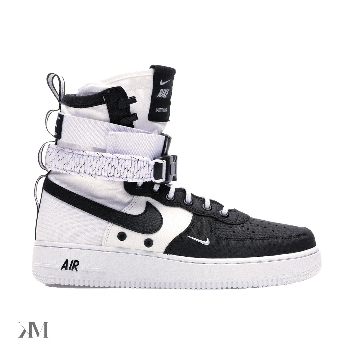 Men's Nike SF Air Force 1 High Panda, side profile