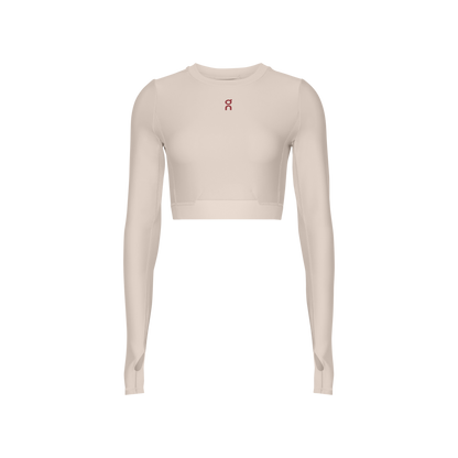 On Train Long Sleeve Crop Year Of The Horse Pearl (Women'S)