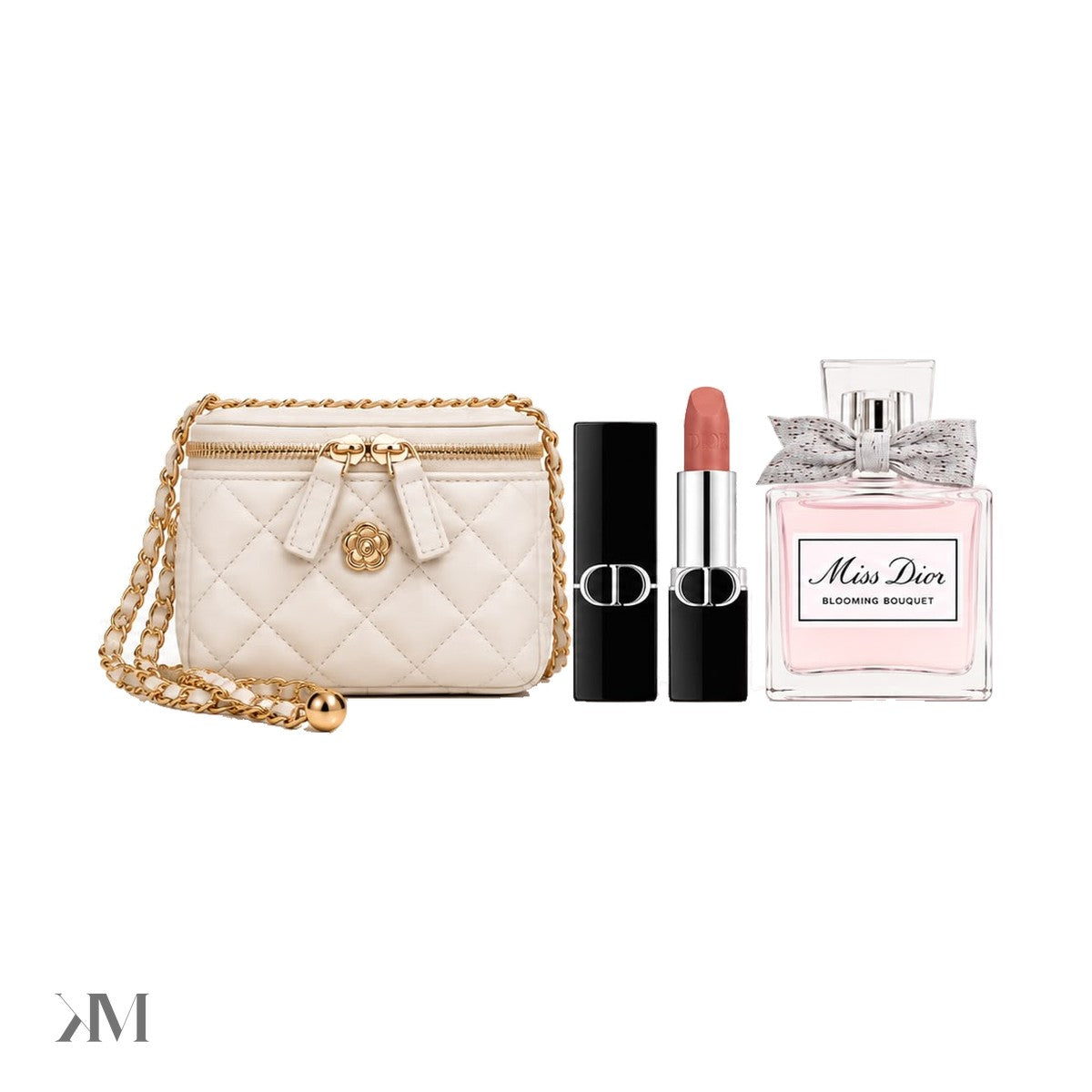 Blooming Bouquet with Dior 100 white set