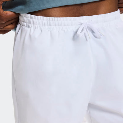 On 5" Court Shorts White