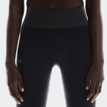 On Studio Knit Tights Black | Eclipse (Women'S)